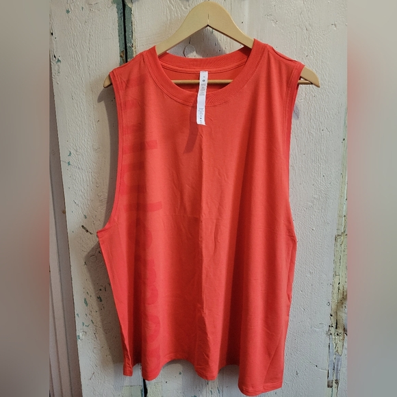 lululemon athletica Tops - lululemon athletica Orange Muscle Tee